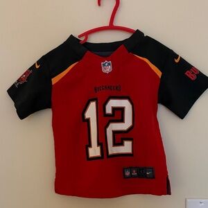 Nike Tampa Bay Buccaneers Kids' #12 Red and Black Jersey